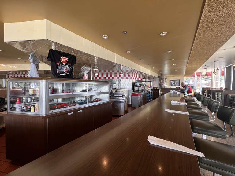 Bar area of Bob's Big Boy Broiler in Downey, California, originally known as Johnie's Broiler.