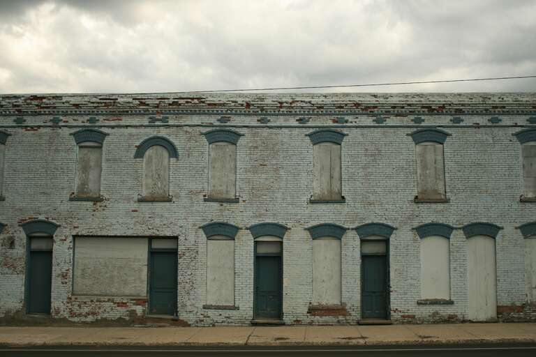 Sadly more buildings in Butte were like this rather than open for business.