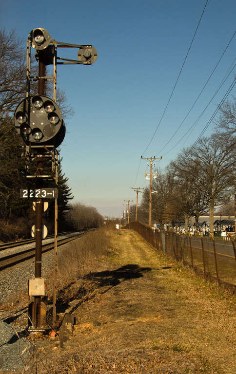 This B&amp;amp;O era CPL signal will soon be turned off for the final time as new Safetran signals take over (see next picture).  This signal is located in Gaithersburg, Maryland on CSX’s Metropolitan Sub.