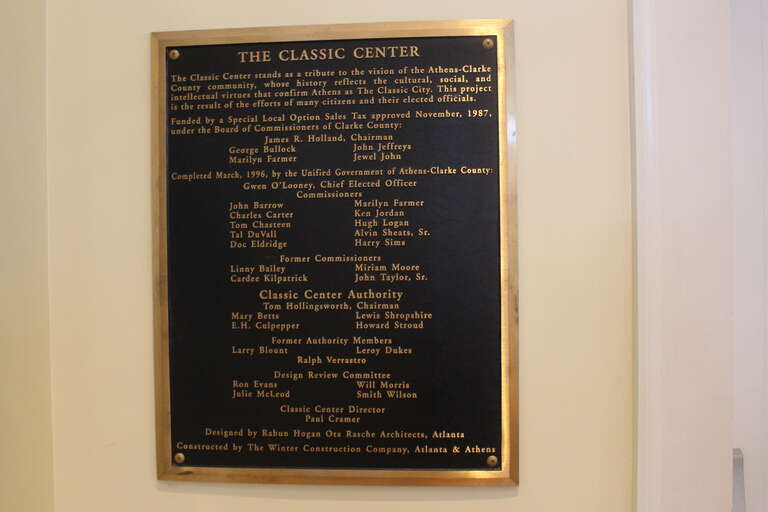 Interior of the Classic Center, Athens, Clarke County, Georgia