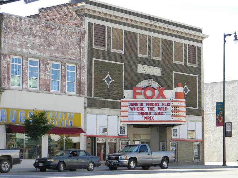 Old Fox theater in Pittsburg, KS