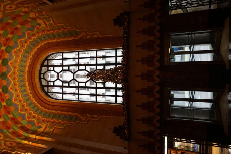 The interior of the Guardian Building in Detroit, Michigan (United States).