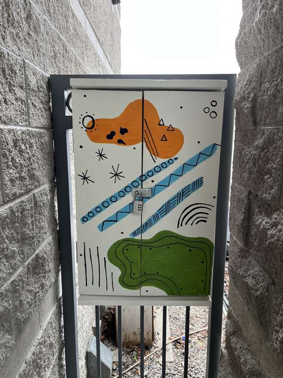 Photo of one of the 27 geocaches, part of the Discover Mission Viejo GeoTour.