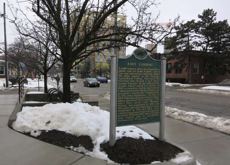 East Lansing historical marker