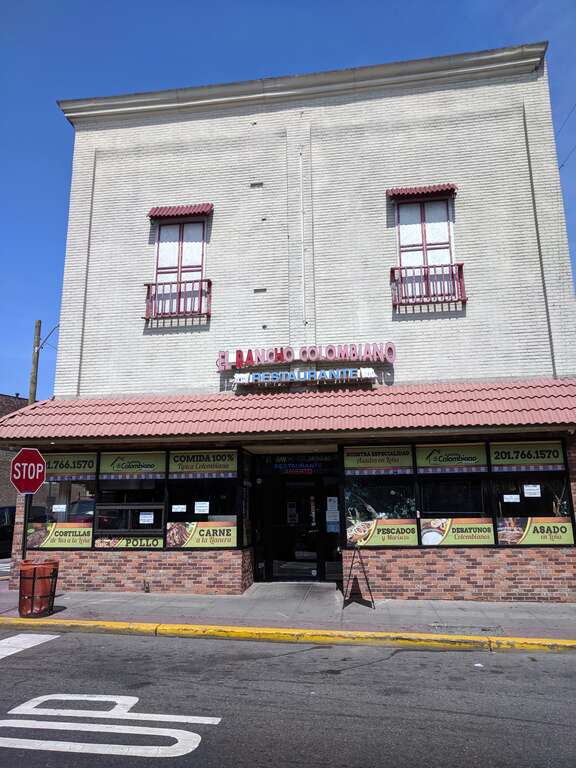 El Rancho Colombiano Restaurant on Bergenline Avenue in Union City, New Jersey.