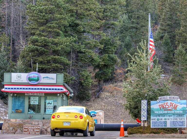 Entrance to Pike's Peak