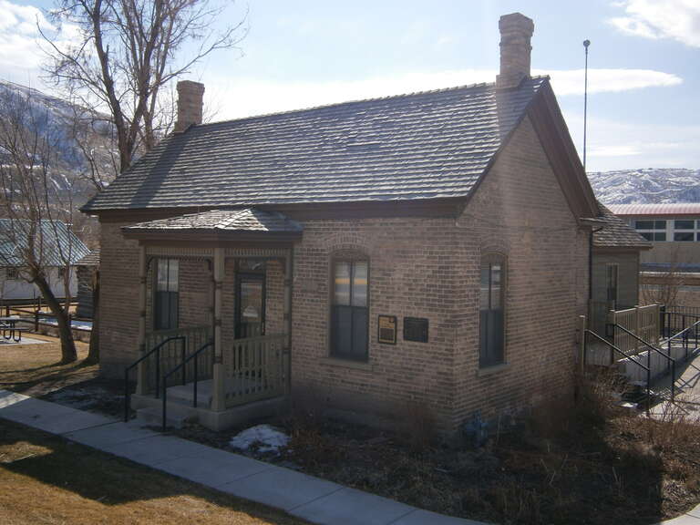 The Perry and Agnes Wadsworth Fitzgerald House, a historic home in Draper, Utah, United States.