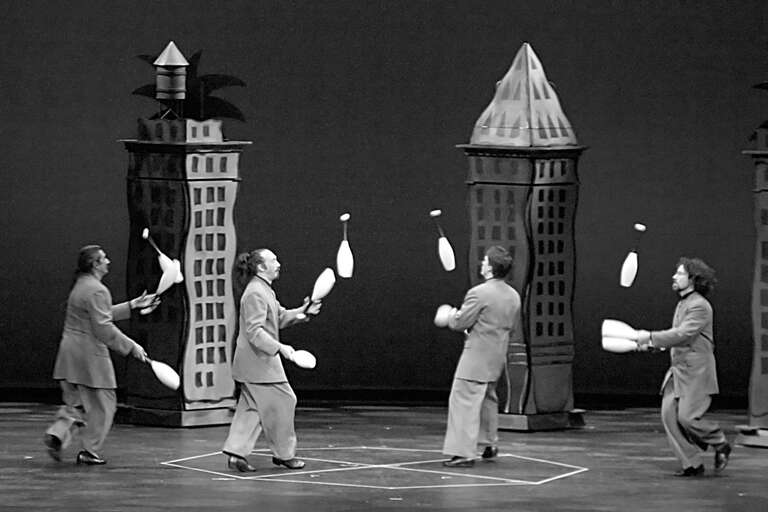 The Flying Karamazov Brothers in  &quot;LIFE: A Guide for the Perplexed&quot;