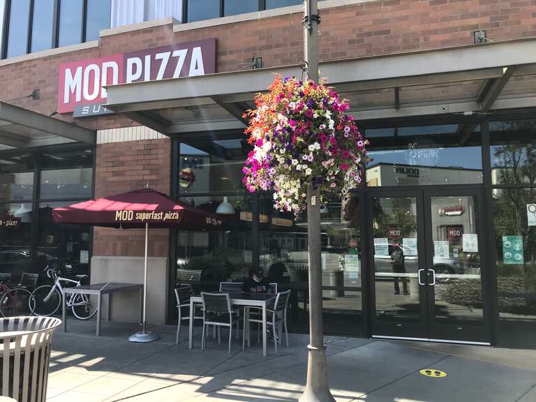 Kent Station, Kent, United States, August 2020