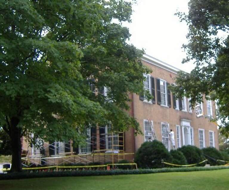 The mansion of My Old Kentucky Home State Park in Bardstown, Kentucky