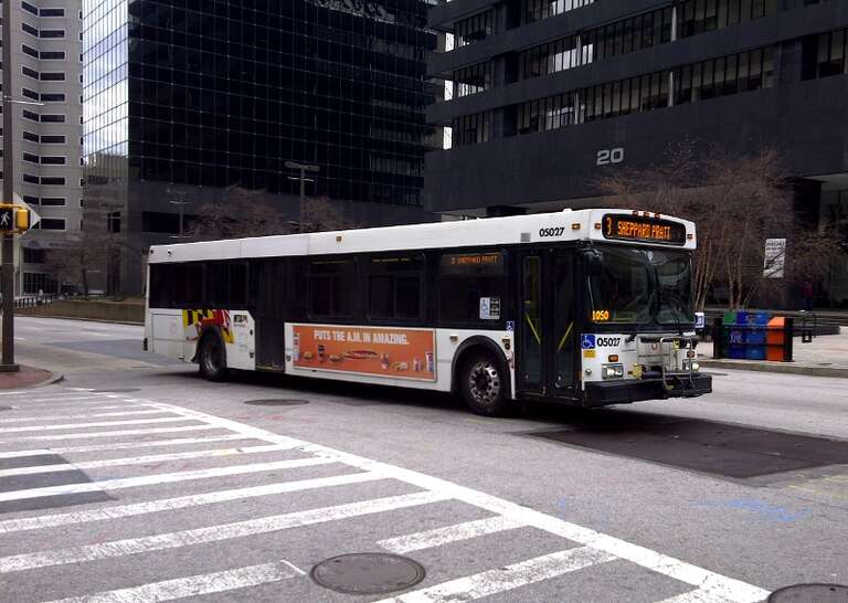 MTA Maryland New Flyer #5027 on the #3 Line.