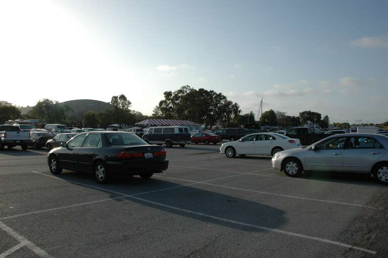Sunset over Maker Faire 2008, San Mateo