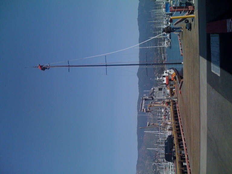 Installing new sails