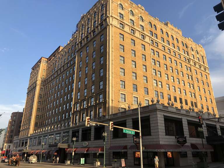 Peabody Hotel at BB King Boulevard in Memphis, Tennessee