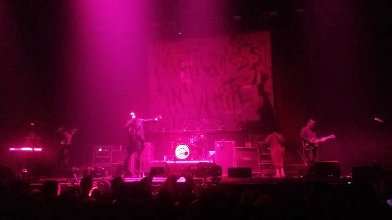 Motionless in White playing at the Kansas Expocenter in 2016.