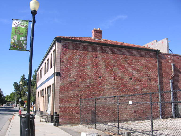 The Art Deco styled Banquet Hall in the Niles district of Fremont, California, USA.
