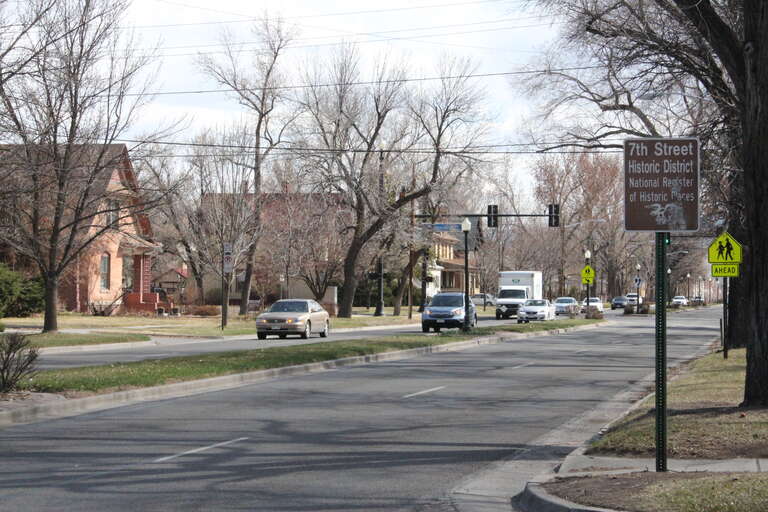 7th between Hill &amp;amp; White Aves.

National Register 1/5/1984, 5ME.4001


&quot;The district is the most intact historic residential area in the community and includes noted architect Eugene Groves’ 1925 Lowell School.  Developed between the 1890s and