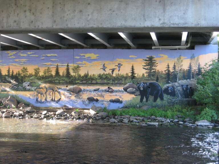 Painted Bridge over Duncan Creek