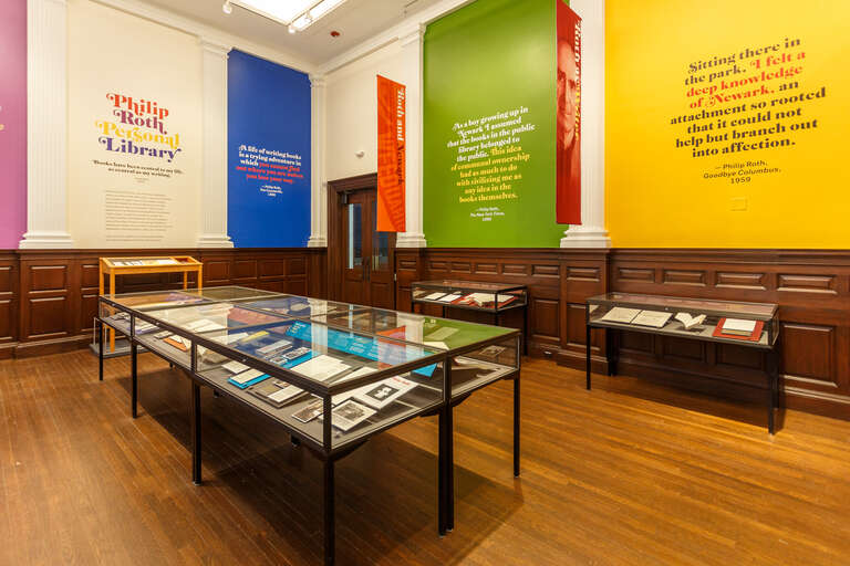 Philip Roth Personal Library room, Newark Public Library, New Jersey