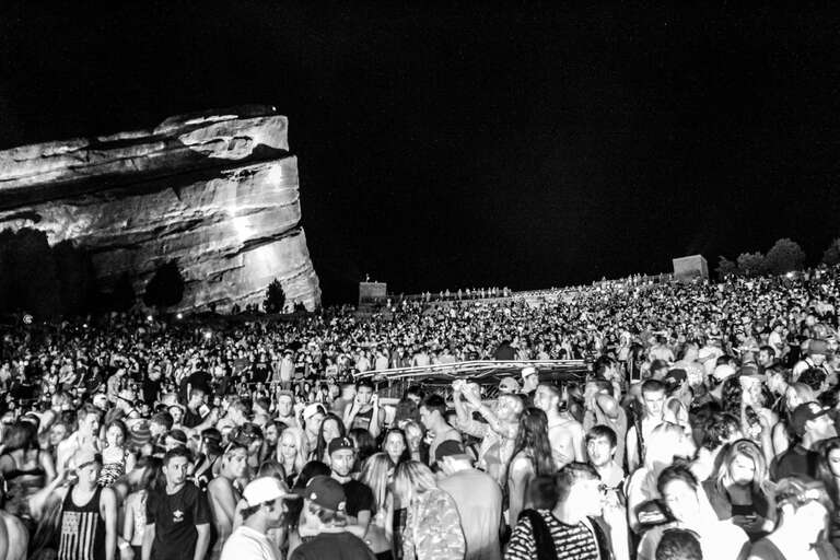 Red Rocks Amphitheater outside Denver, Colorado