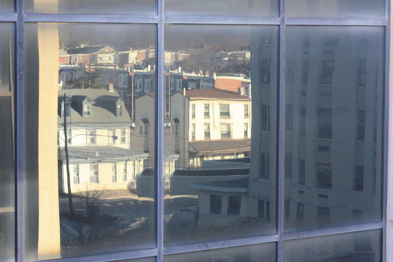 Reflections of Old Montgommery Hospital and surrounding neighborhood before the wrecking ball.