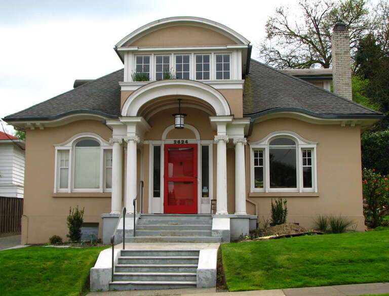 The historic Dr. Leo Ricen House (built 1921), located at 2624 Northwest Overton Street in Portland, Oregon, United States, is listed on the US National Register of Historic Places.



This is an image of a place or building that is listed on the