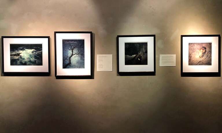 Installation view of &quot;Evenings with the Moon,&quot; The Gallery at Mr. Pool, Boulder, CO, 2019