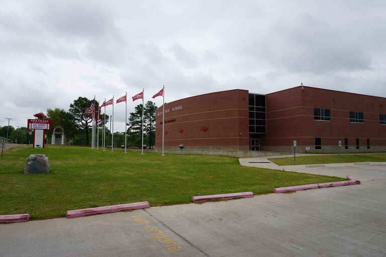 Arkansas High School in Texarkana, Arkansas (United States).
