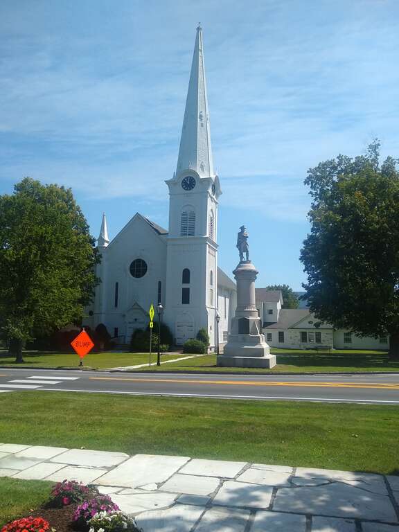 The Congregational Church in Manchester Village, Vermont.