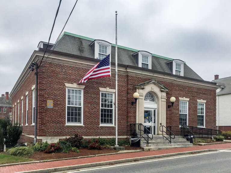 Warren Rhode Island post office. James A. Wetmore, supervising architect. 1931.
