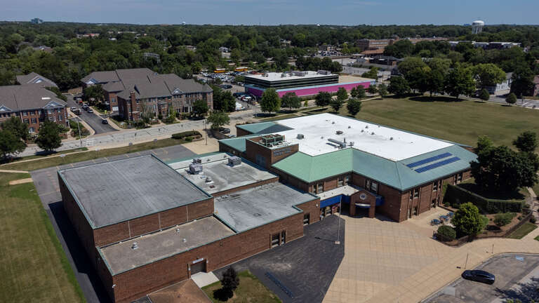 Washington Jr. High in Naperville, Illinois.