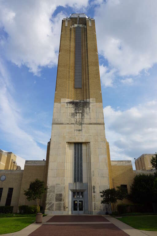 Pioneer Tower at the Will Rogers Memorial Center in Fort Worth, Texas (United States).