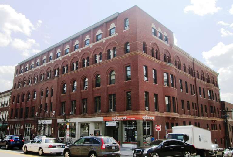 The Cambridge YMCA is located at 820 Massachusetts Avenue at the corner of Sellers Street in the Central Square area of Cambridge, Massachusetts.