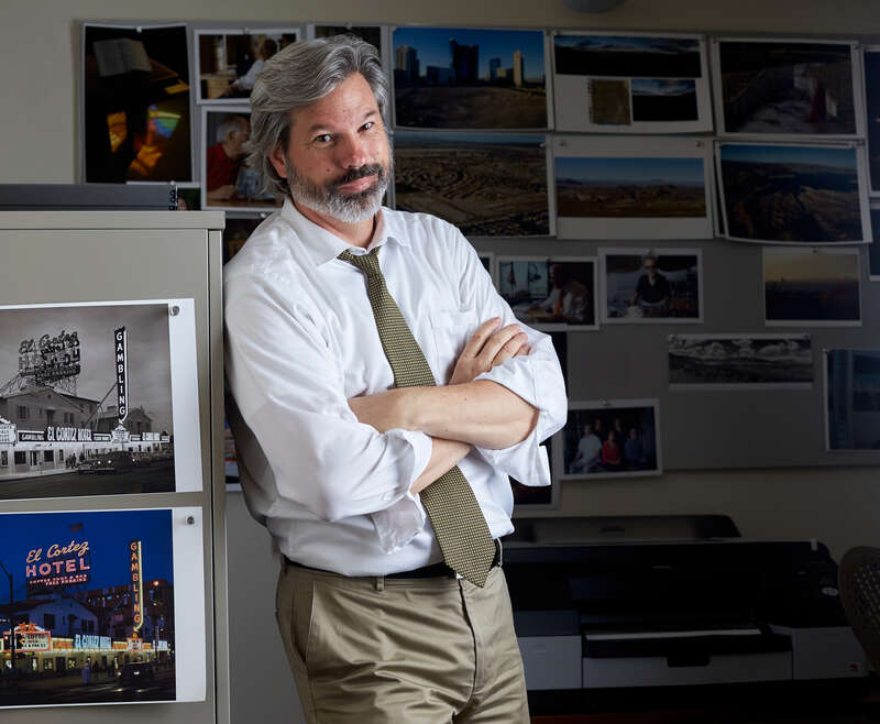 Aaron Mayes, photographer and Curator for Visual Materials at the University of Nevada, Las Vegas.