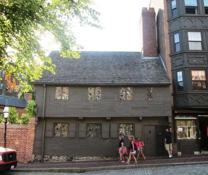 The Paul Revere House, built c.1680, was the colonial home of American patriot Paul Revere during the time of the American Revolution. A National Historic Landmark since 1961, it is located at 19 North Square, Boston, Massachusetts, in the city's