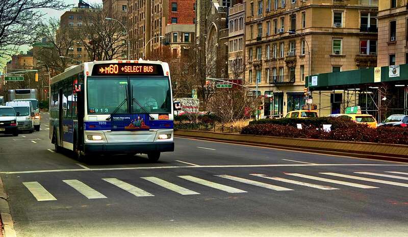 2011 OBI Orion VII EPA10 &quot;3G&quot; #7070 operating on the M60-SBS route. This bus has been loaned from Castleton Depot to Micheal J. Quill Depot in preparation for a snowstorm.