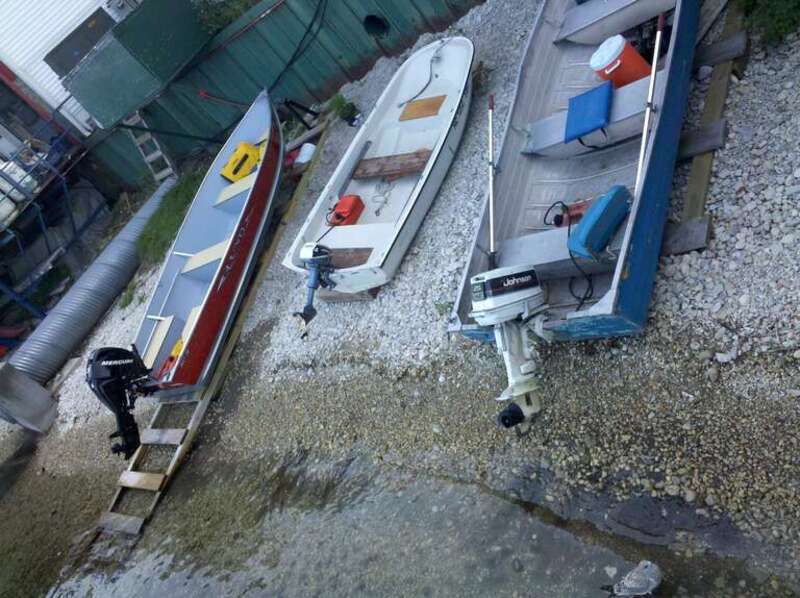 Boats at Mackinaw Islandc
