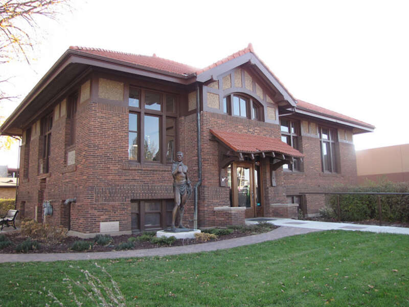 The Carnegie Library in Brookings South Dakota. On the National Register of Historic Places.