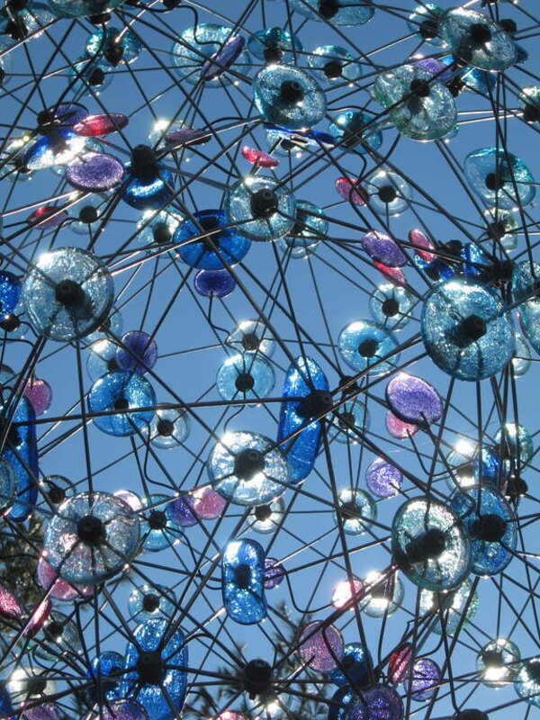 Photo by Corin/ Detail of glass sculpture