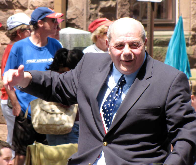 Buddy Cianci at the Bristol Fourth of July Parade in 2009.