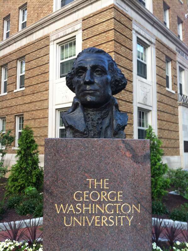 Bust of George Washington - George Washington University - Washington D.C.