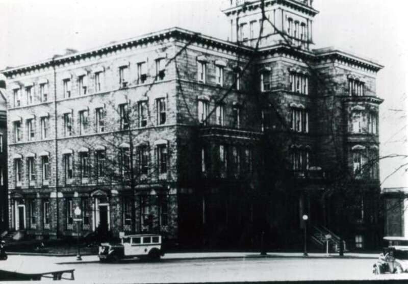 In 1891, after four years on Staten Island, New York, the Hygienic Laboratory moved to Washington, DC, where it occupied the top floor of the Butler Building on Capitol Hill. Credit: National Library of Medicine, NIH