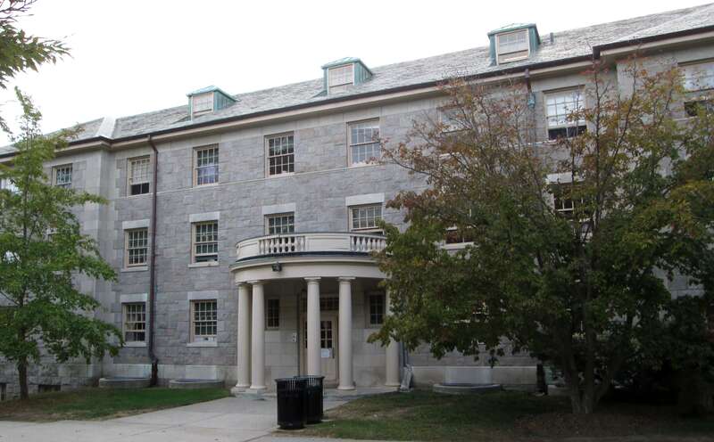 Windham House on the campus of Connecticut College, New London, Connecticut.