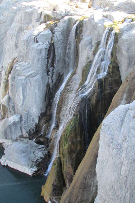 Shoshone Falls during the dry season.
