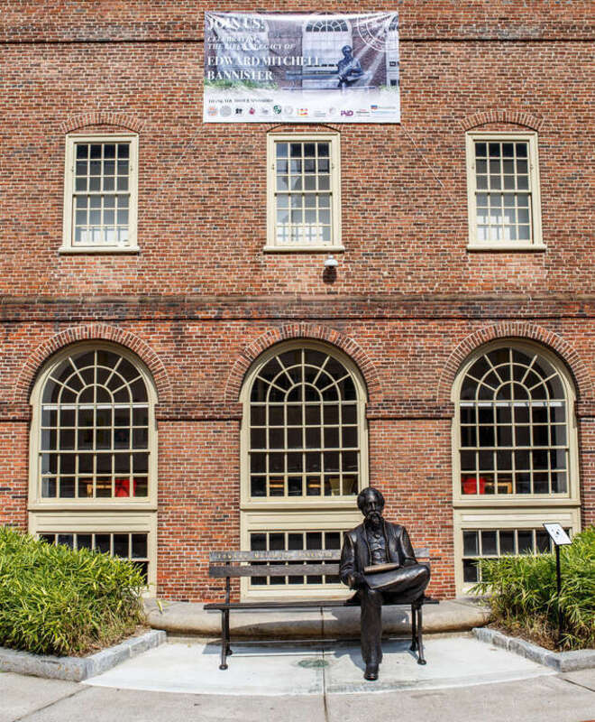 Edward Mitchell Bannister statue, Market Square, Providence Rhode Island