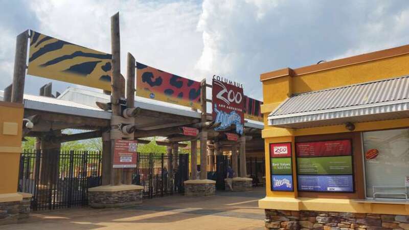 Entrance of Columbus Zoo, Ohio