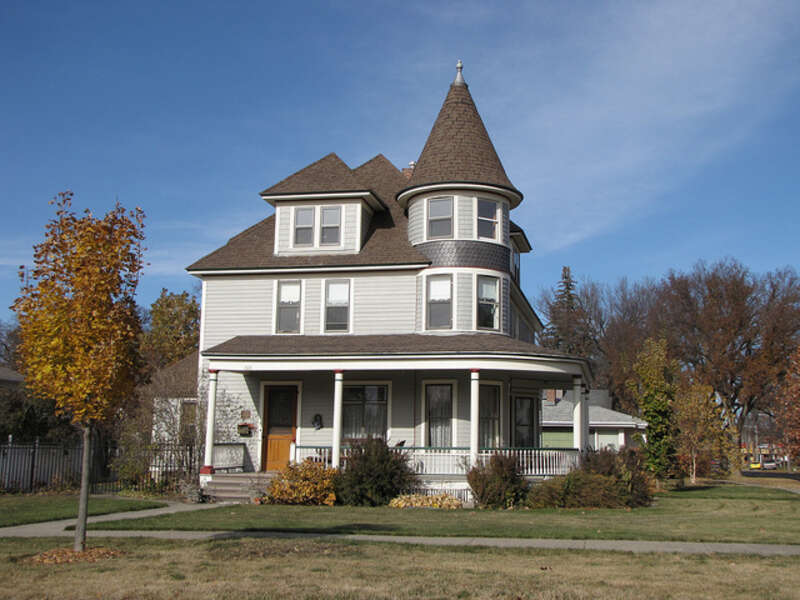 The George P. Sexauer House in Brookings South Dakota. On the National Register of Historic Places.