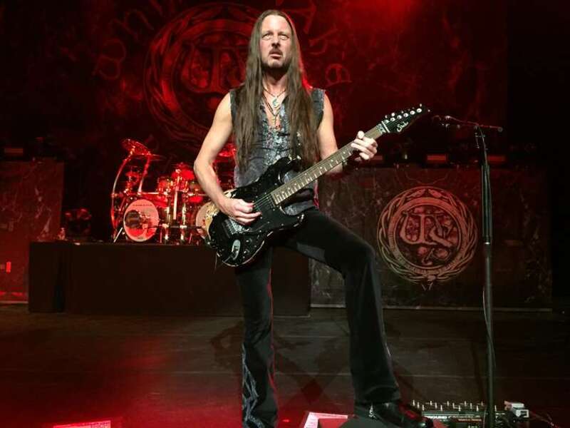 Guitarist Reb Beach live at College Street Music Hall in New Haven, Connecticut.