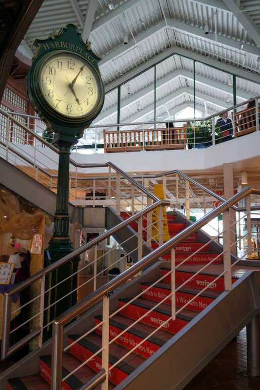 Inside Baltimore's Harborplace shopping area