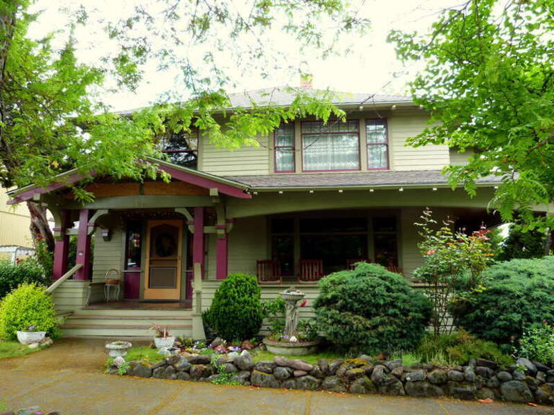 The historic Anna and Ida Hargrove House (built 1909), located at 185 North Pioneer Street in Ashland, Oregon, United States, is listed as a contributing resource in the Ashland Railroad Addition Historic District. The historic district is listed on